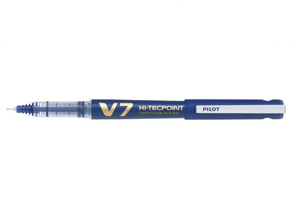 Stylo Pilot V7 Hi-Tecpoint 07 - Bleu