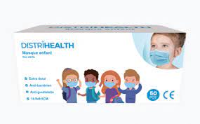 Masque médicaux bleu x50 pour enfants